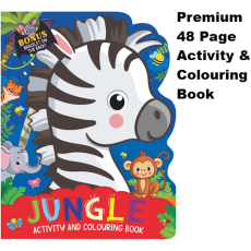 Wild Animal Activity and Colouring Book